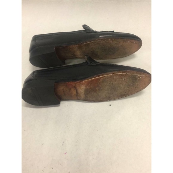 Bally High End Swiss Full grain Black Leather Loafer Slides 9 1/2 N US 43 EU main image 5